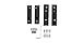 Rhino Rack 4 Piece Base Kit Compatible with Toyota Rav4 2019-2022 with Flush Roof Rails (RCP69-BK), Black, One Size