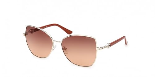 GUESS lunettes GU00259 or de soleil tendances pour femme avec monture en métal élégante
