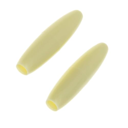 ROZILO Cream 2pcs 5mm ST Guitar Tremolo Trem Arm Tip Whammy Bar Cap for Stratocaster