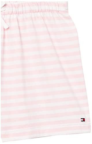 Tommy Hilfiger Girls' Sleeveless Knit Romper, Rose Ruffle Flounce, 16 #TOP1