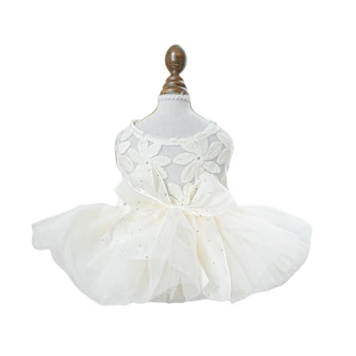 犬服 ワンピース ペット服 犬の服 猫の服 ワンピース 蝶結びドレス スカート 洋服 可愛い 姫フラワードレス 散歩着 お出かけ 部屋着 記念撮影 結婚式 お祭り 正月 仮装 小型犬 中型犬 洋服 クリスマス 着物 お散歩お出かけ (21,XS:2~3斤用