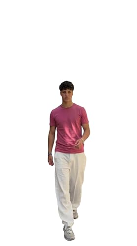 Image of Men's Solid Round Neck T-Shirt | Regular Fit Cotton Casual Tee | Half Sleeve | S to 3XL Sizes | Soft Breathable Everyday Wear for Daily Use, Gym, Summer & Casual Wear