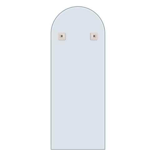 Image of Creative Arts n Frames 5mm Full Length Long Beveled Smooth Edges Frameless Rectangular Wall Mount HD Mirror Home Decor Items (18X48 inch Arch HD Mirror)