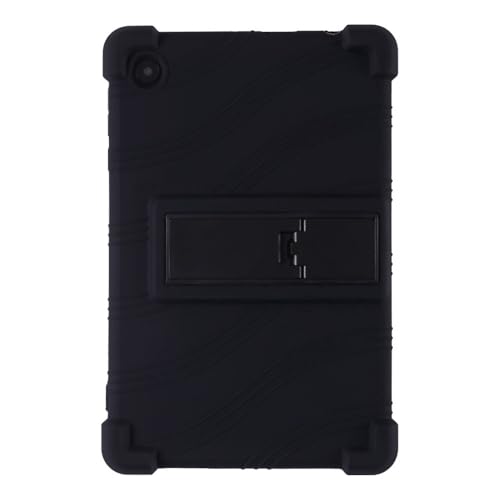 Étui Samsung Galaxy Tab S6 Lite noir - Coque arrière silicone SM-P610 P615