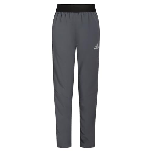adidas Kids Boys Designed for Stretch Woven Pants Training Casual - Grey