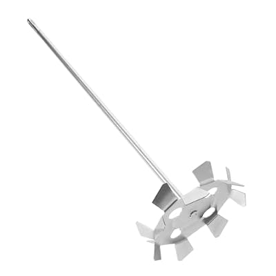 KITANDOVE Mixer Drill Attachment Drywall Compound Mud Mixer Cement Drill Bits Attachment Paint Mixing Stick Drywall Mud Mixer Concrete Mixing Rod for Power Drill