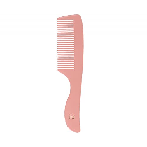 TB TOOLS FOR BEAUTY ILU BambooM Umweltfreundlicher Kamm Aus Bamboo (eng beieinander liegende Zähne - rosa Flamingo)