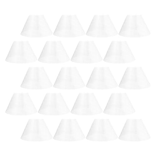 LABRIMP 20 piezas Filtro de Metálica para Campana Extractora Anti-grasa Forma de Cuenco Repuesto para Cocina Hogar y Restaurante Fácil Instalación sin Herramientas