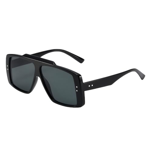 Lunettes de soleil anti-UV à grande monture oversize monobloc pour hommes et femmes