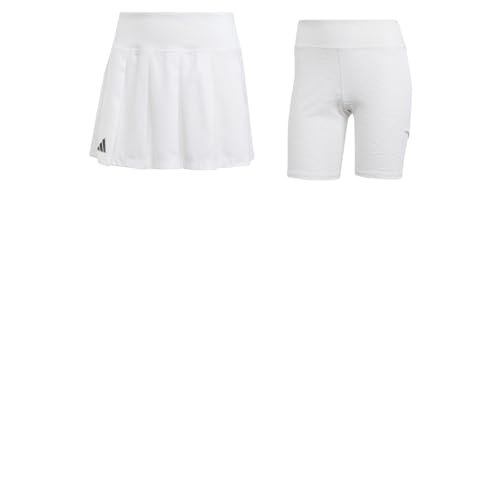 Jupe de tennis Adidas blanche XL à plis extensibles confort