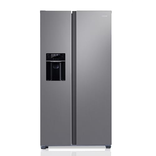 18.1 Cu. Ft 36″ Inch W. Refrigerator with Ice & Water Dispenser, Inverter Compressor, Auto Defrost, Gray Stainless Steel Finish – Perfect for Kitchens, Homes, or Offices