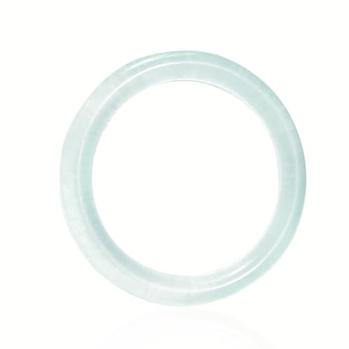 Bracelet de jade vert glacé pour femmes 60-61mm et écrin de rangement traditionnel