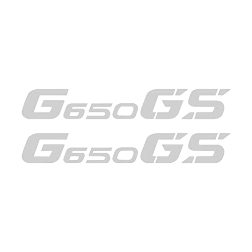 FEMEIN Motorrad Aufkleber Für BMW G650 G 650 GS 650GS Sertao 2009 2010 2011 2012 2013 2014 2015 2016 Zubehör Wasserdichter Aufkleber G650GS (Color : Silver)