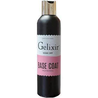 Gelixir Soak Off Gel Base Coat Refill 8 oz