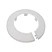 uxcell Rohrabdeckung, Dekoration, 50 mm, PP-Kunststoff, Heizkörper-Rosette, Wasserrohr-Abdeckung, weiß, 10 Stück