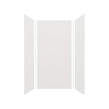 Transolid EWK363672-39 Expressions 3-Panel Shower Wall Kit, 36-in L x 36-in W x 72-in H, Grey