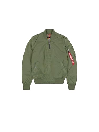 Alpha Industries Damen Jacke Ma-1 TT, Gr. Medium, Grün (Sage-Green 01)