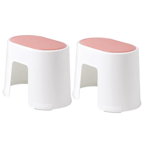 KOMBIUDA Bathroom Essential 2pcs Toilet Foot Stool Anti-Skid Step Stool for Comfortable Squatting