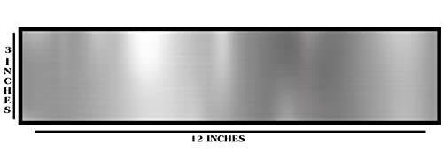 Gugan's Visitor Acrylic Signage Signboard | Self Adhesive Sign Plate for Office, Bank, Hospital, School, Store, Restaurant, and More | Engraved Acrylic Sheet Sticker (Silver, 12x3 Inch)