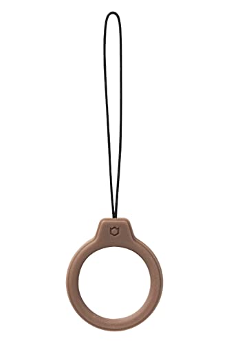 iFace Reflection スマホ ストラップ 携帯 シリコン (ブラウン)【携帯ストラップ アイフェイス ストラップ リング 携帯 iphoneストラップ】