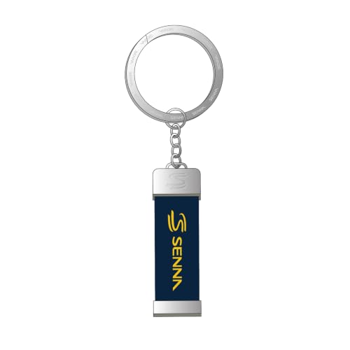 Porte-clés Ayrton Senna avec signature F1 officielle pour passionnés de sport automobile