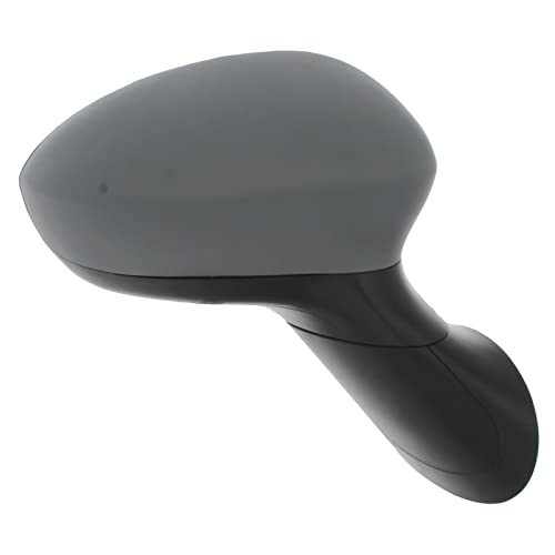 XYZ Parts Electric Wing Door Mirror With Heated Glass And Primed Cover Compatible with Fiat 500 312 Convertible & Hatchback 2008-2017 Drivers Side Right Hand Replacement