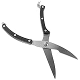 Gadpiparty Edelstahl Geflügelschere mit Scharfen Klingen Multifunktionale Küchenschere für Hähnchen Knochen und Fleisch Schneiden Robust und Vielseitig für Bbq Meeresfrüchte und