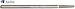 A+Elite TAPER Genuine Diamond Bur 3/32" Stainless Steel Professional Podiatry Chiropody Pedicure Manicure Nail Reduction Drill Bit
