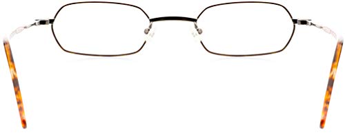 Optical Eyewear - Modified Oval Shape, Metal Full Rim Frame - for Women or Men Prescription Eyeglasses RX4