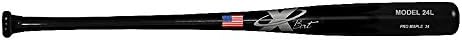 X BAT Pro Model Wood Baseball Bats (Pro Model 24 | Power Hitter Big Barrel, 34 Inch)