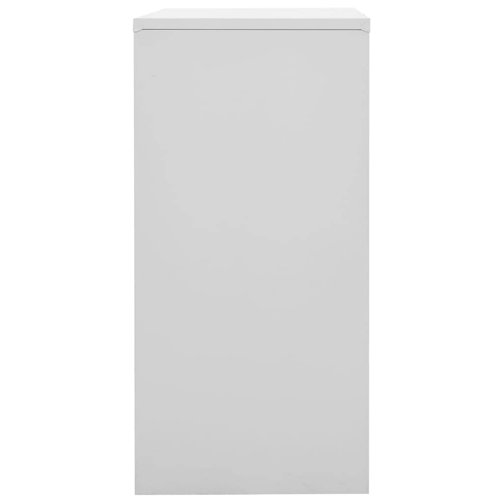 Armario Taquilla, Taquilla Vestuario, Taquillas Metálico con 6 Casilleros y Puertas con Cerradura, para Empleados, Hogar, Oficina, Escuela 90x45x92,5 cm Gris Claro y Azul