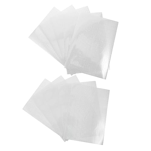 MOTHNUR 10個 フィック シール 耐水速乾透明粘着ビニール 多用途 ト用 ー 材