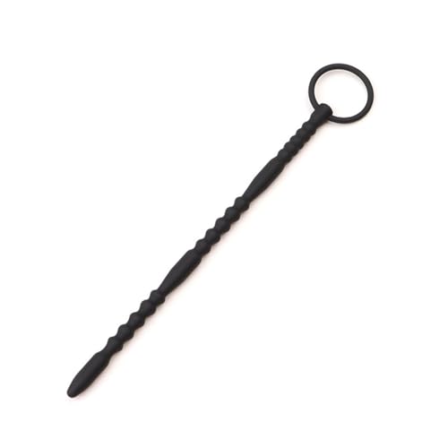 Men's Flexible Hollow Fitness Rod Black Lightweight Urethral Probe 6 Types of Workout Accessories-ushlM34 (D)