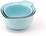 KitchenAid - Mixing Bowls, 3-Piece Nesting Mixing Bowl Set with Non-Slip Bases and Pour Spouts (Mineral Water)
