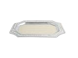 Julia Knight Classic Octagonal Tray, 16-Inch, Snow, White