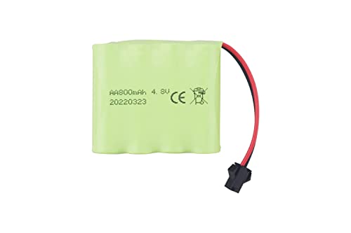Pack batería recargable 4.8V 800mAh con cable USB para RC 3