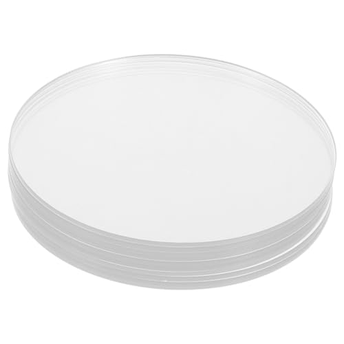Ciieeo 10piezas Placas Acrílicas Redondas Metacrilato Láminas De Acrílico Plancha Para Proyectos Decorativos