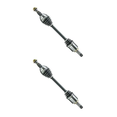 TXRRZMI 2 Pieces - Complete Joint Axle Shaft Left Front Driver Side Black Coating All Wheel Drivefwdautomatic Manual Transmission for Outlook for Acadia for Traverse for Enclave