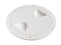 New Marine Inspektionsdeckel rund Weiß Ø 125/172 mm