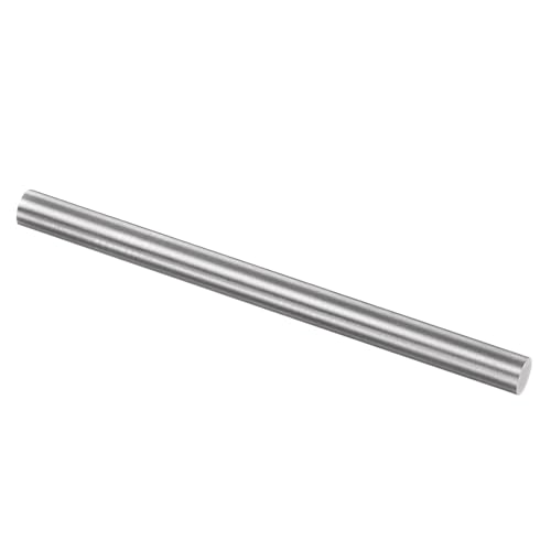 QUARKZMAN Runder Stahlmetallstab, 9mm x 100mm Hochgeschwindigkeitsstahl (HSS) Drehbank Werkzeug, für Wellen, Zahnräder, Langweilmaschinen, Miniatur-DIY-Bastelprojekte