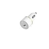 Sometido a rigurosas pruebas OtterBox Cargador Robusto para Coche de Carga Rápida, USB C 18W PD - Blanco