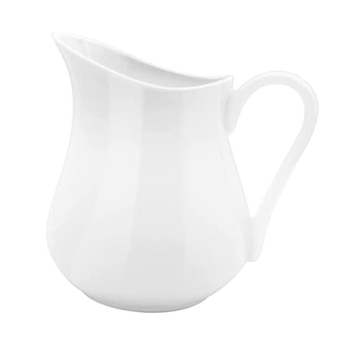 Homoyoyo Pichet À Lait En Céramique 450Ml Et Résistant À La Chaleur Parfait Pour Café Sauce Et Mousse Design Portable Pour Maison Café Et Restaurant