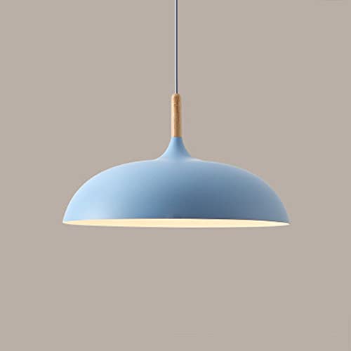 Lustre d'art en fer macaron jaune, suspension luminaire cuisine