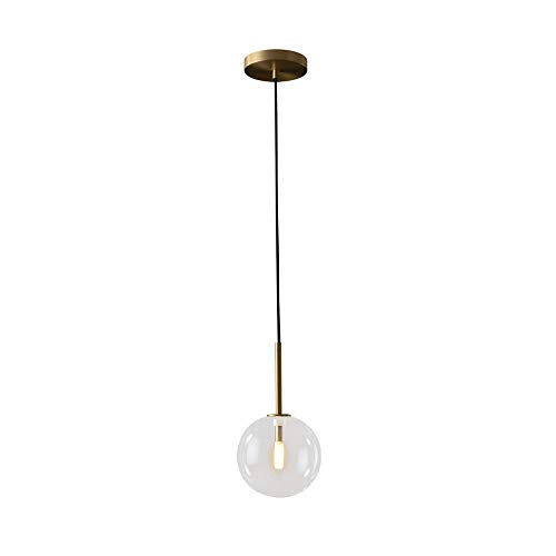 Lustre en cuivre et verre de luxe pour villa et salon élégant
