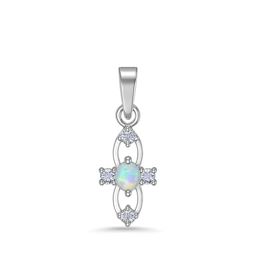 Pendentif opale éthiopienne poire pour sublimer vos tenues
