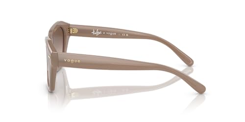 Vogue Eyewear Woman Sunglasses Opal Sand Frame, Brown Gradient Lenses, 52MM by Vogue Eyewear - Used condition - Image 2