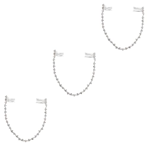 Accéssoires de cheveux de mariage en zinc peigne de mariée stable