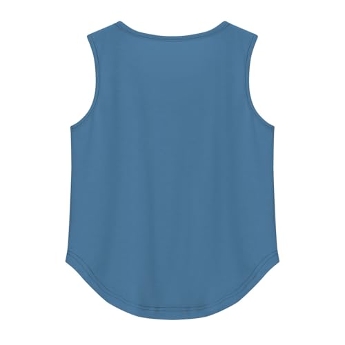 Tank Pleated Tops Sleeveless Girls Flowy Peplum Shirts Plain Crew Neck T-Shirts Cute Tee Summer Casual Tunic Tops3