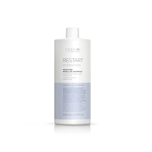 REVLON PROFESSIONAL RE/START Hydration Moisture Micellar Shampoo, Shampoo Idratante Equilibrante del Cuoio capelluto per capelli secchi, 1000ml