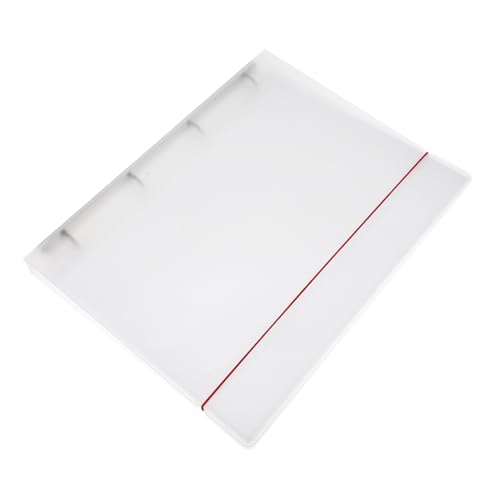 Gadpiparty Sheet Music Sheet Binder Folder with Ring Clips Transparent Document Organizer for Sheet Music and Documents Heavy Duty Design Efficient Storage